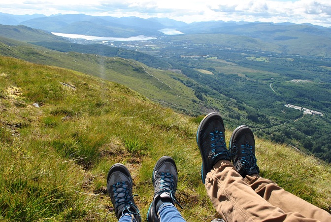 ben nevis beide füße