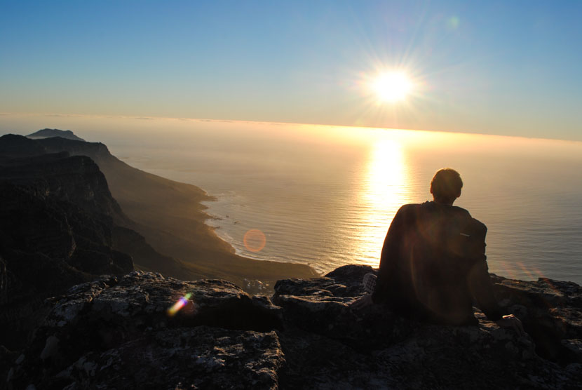 Suedafrika Kapstadt Tafelberg
