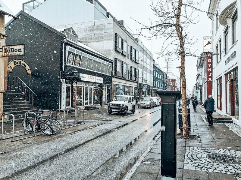Island Reykjavik Stadtzentrum