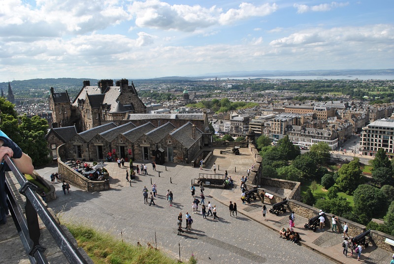 Edinburgh Castle oben